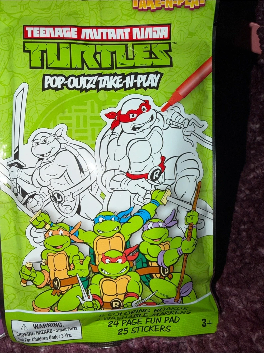 Nickelodeon Teenage Mutant Ninja Turtles Activity & Coloring Bundle, Journal NEW